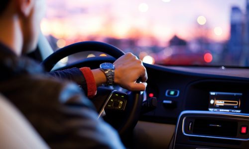 als automobilist aangereden